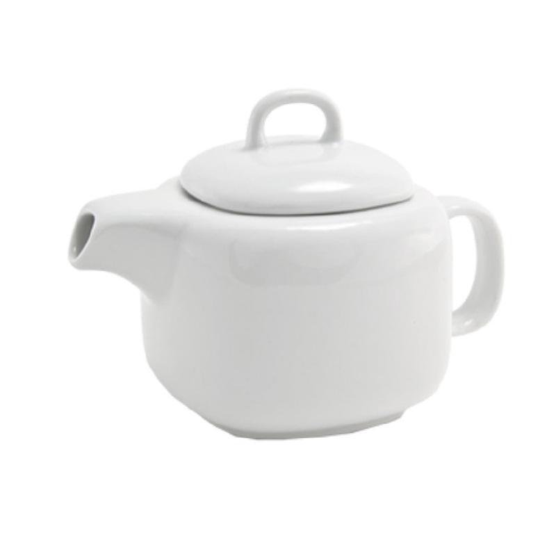 FOH BTP001WHP12 Mod Teapot 16 Oz. 4" Dia. X 3-1/2"