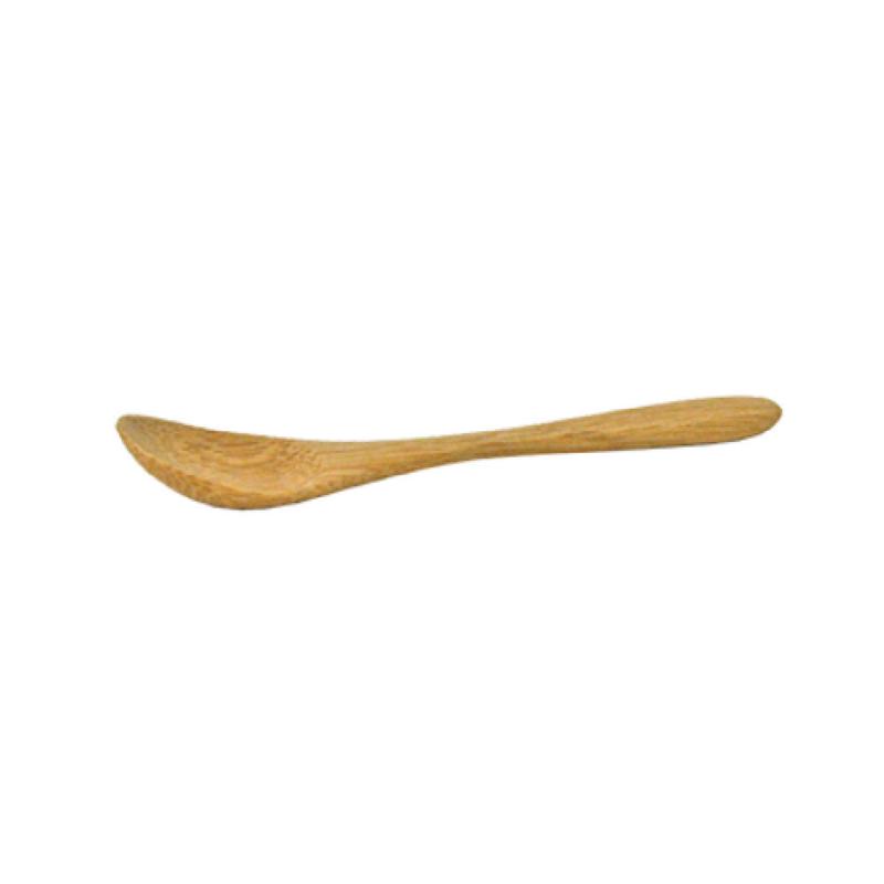 FOH BUT017BBB94 Servewise Re-usable Condiment Spoon 3-1/2"L Bamboo