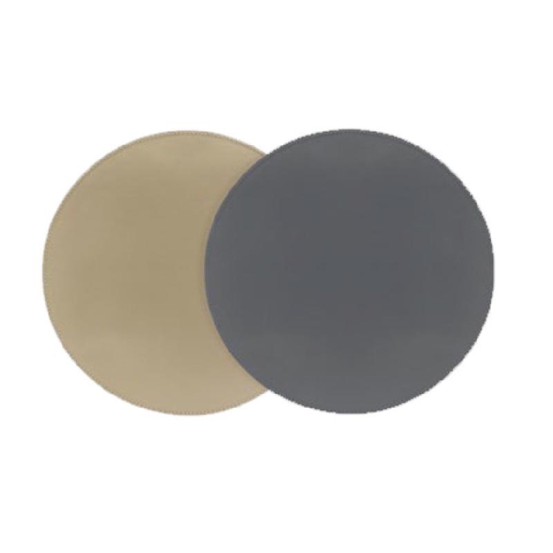 FOH RTL019GYL23 London Placemat 12" Round Reversible