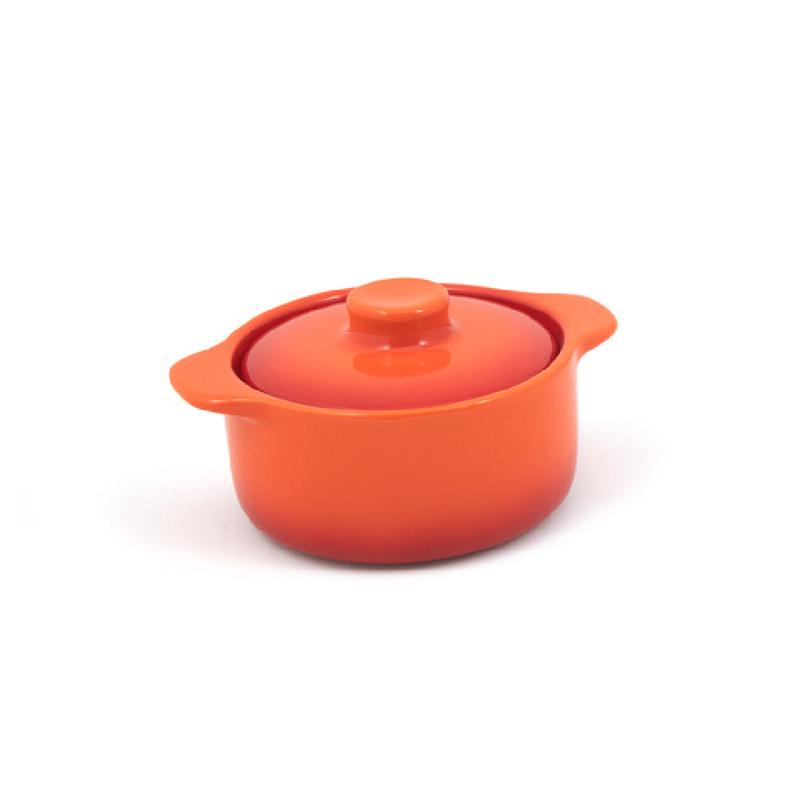 FOH DBO133ORC23 Kiln Ovenware Dish 16 Oz. 6-1/4" X 4-3/4" X 2-1/4"