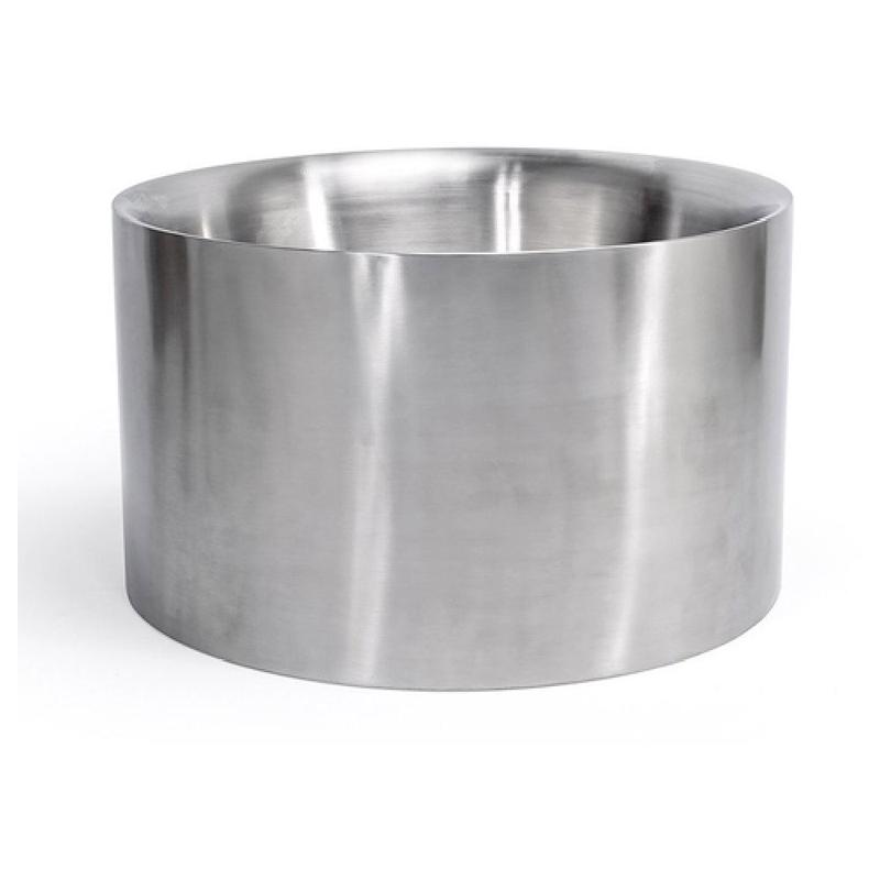 FOH SIB001BSS28 Soho Beverage Tub 530 Oz. 15-1/2" Dia. X 9"H