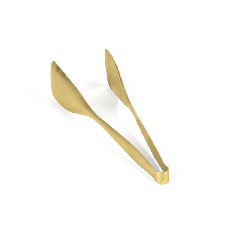 FOH BUT026GOS22 Tongs 9" Brushed Stainless Steel