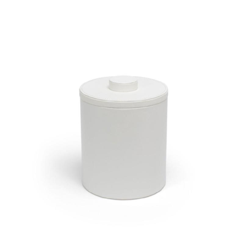 FOH RIB014WHL21 2qt Round London Ice Bucket White Includes One RIB014WHL21-BTM 2qt Round London Ice Bucket Base White