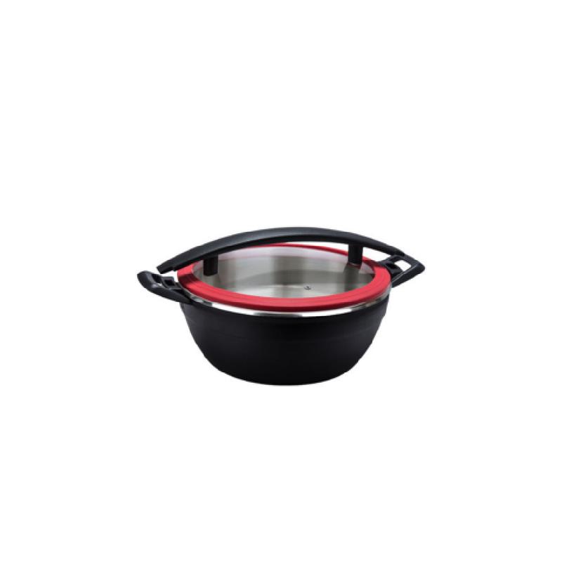 FOH BCH019BKU18 Smart Buffet Ware Artisan Chafer 4.8 Qt. Round