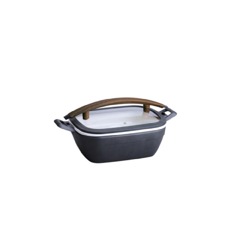 FOH BCH023BKU18 Smart Buffet Ware Artisan Chafer 4.75 Qt. Rectangle