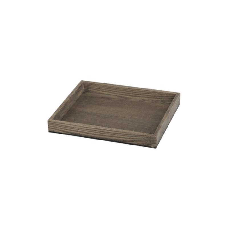 FOH BHO241NAW18 Smart Buffet Ware T-Collection Wood Tray 1/2 Size X 1.5" Truffle