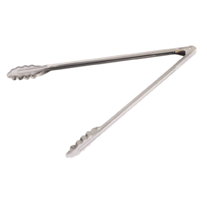 Mercer Culinary M21516 16" Utility Tong Scalloped End 18-0 Stainless Steel