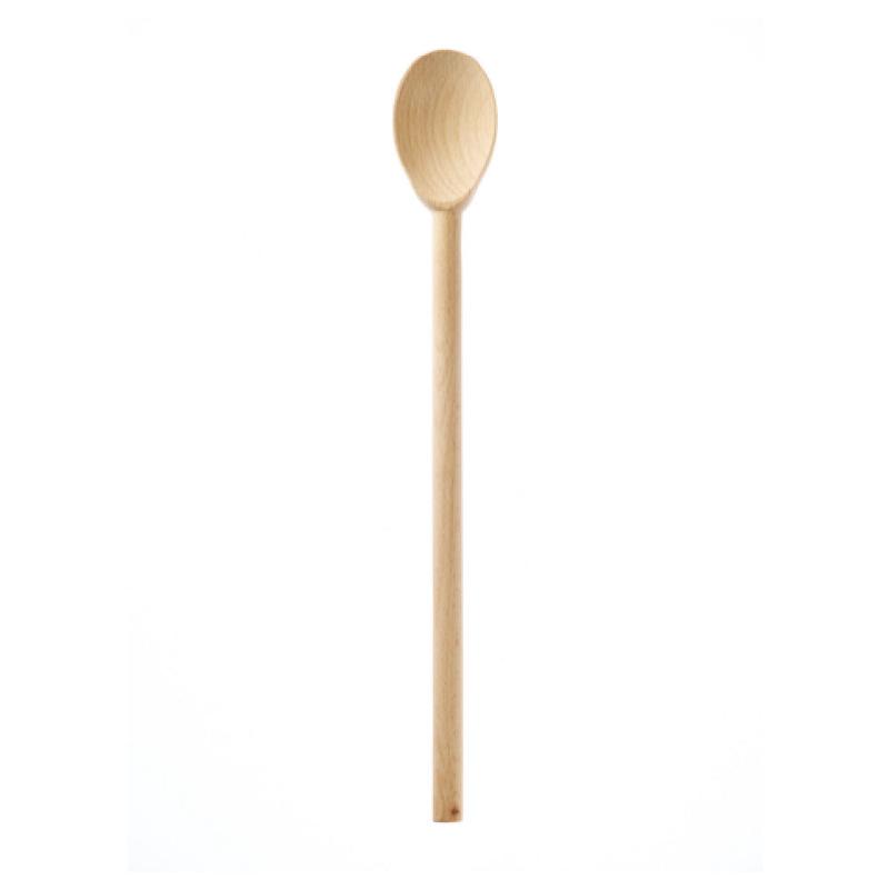 Mercer Culinary M33031 13 3/4" Wood Kitchen Spoon Beech Wood