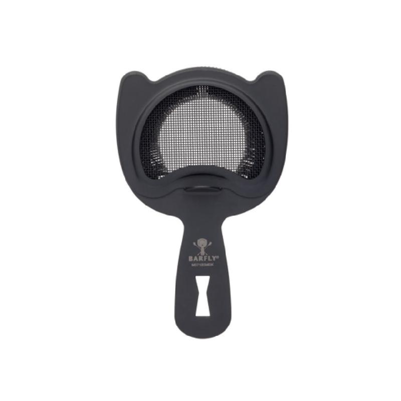 Mercer Culinary M37185MBK Barfly Fine Mesh Spring Bar Strainer 6" Overall Length Heavy Duty