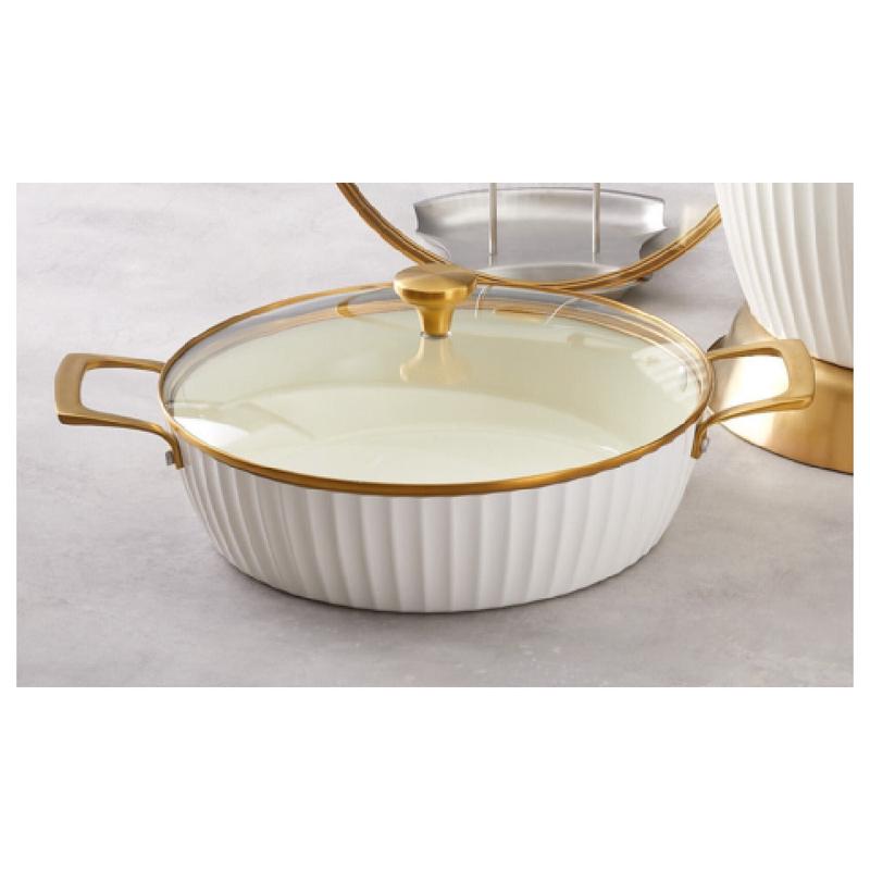 Spring USA 8856-2-28 Buffet Chafer Dish 4 Qt White