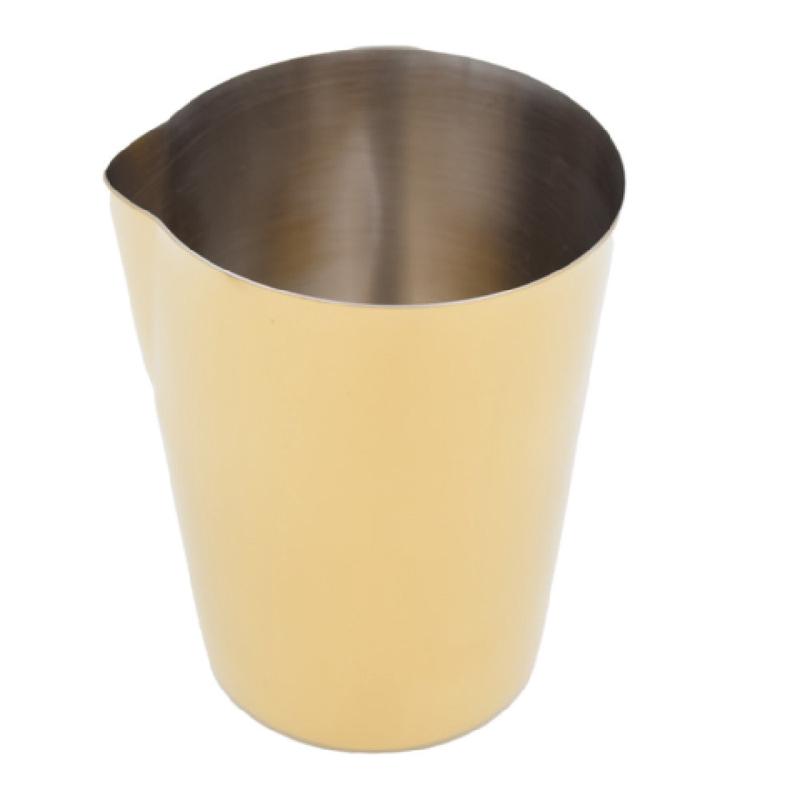 Spill-Stop 103-72 Cocktail Mixing Tin 26 Oz PVD Gold Coating Over Stainless Steel