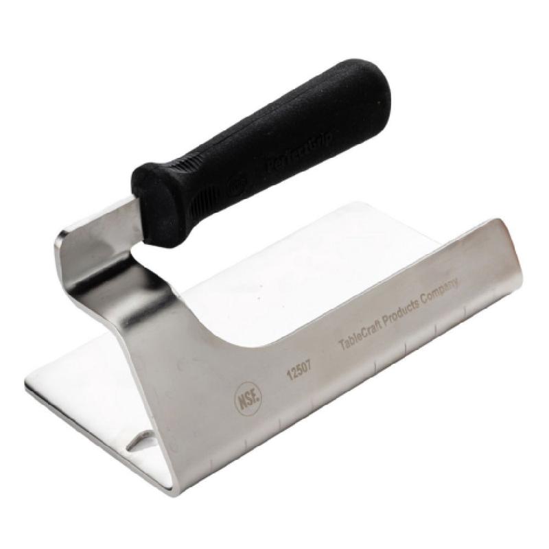 Tablecraft 12507 PerfectGrip Steak Weight 7-1/2" X 4" X 4" 18/8 Stainless Steel