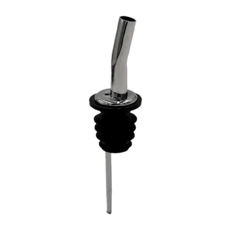 Spill-Stop 222-50 Chrome Prime Flo Pourer With Poly-Kork 4.75"L Medium Speed Pourer