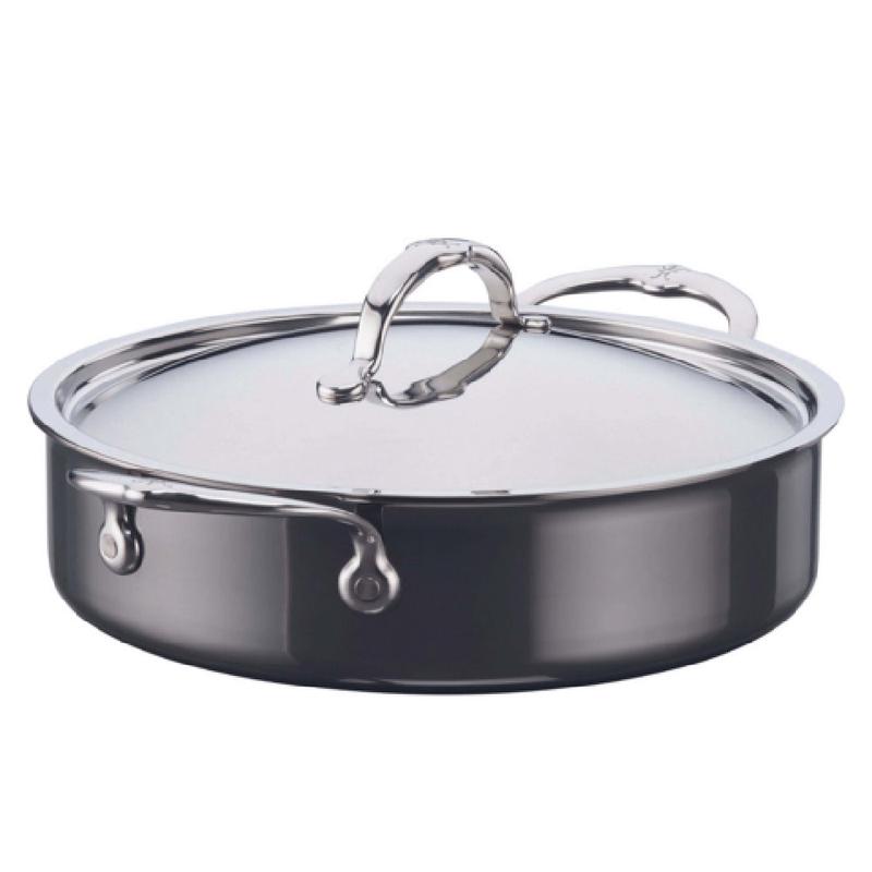 JB Prince S494 26 Hestan Nanobond Braiser/Sauteuse Pan 3.5qt. Covered