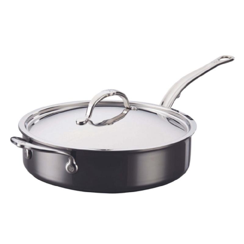 JB Prince S495 30 Hestan Nanobond Saut Pan 5.0qt. Covered