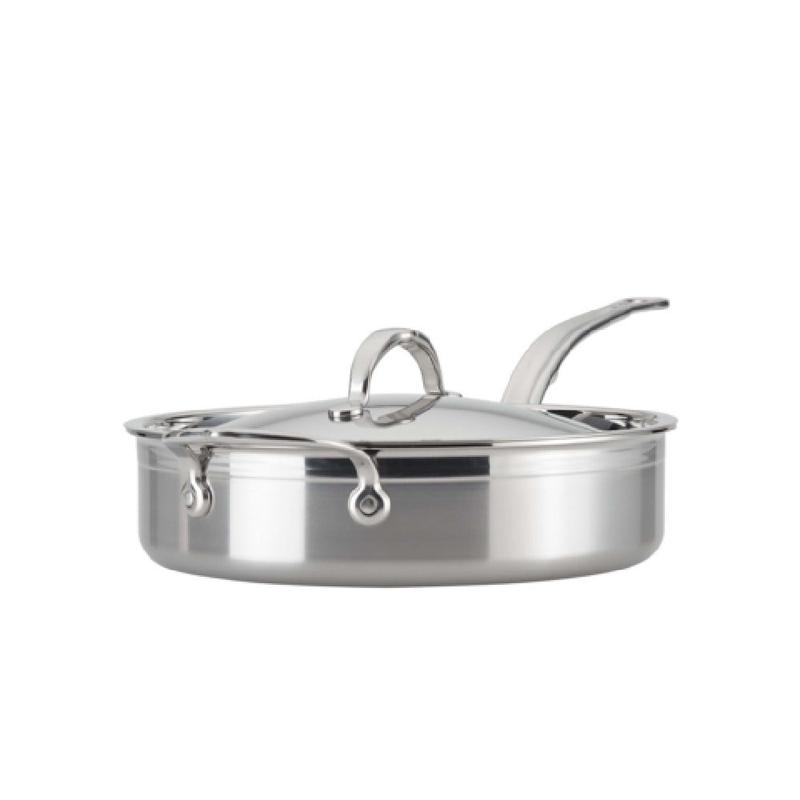 JB Prince S499 30 Hestan Probond Saut Pan 5.0qt. Covered