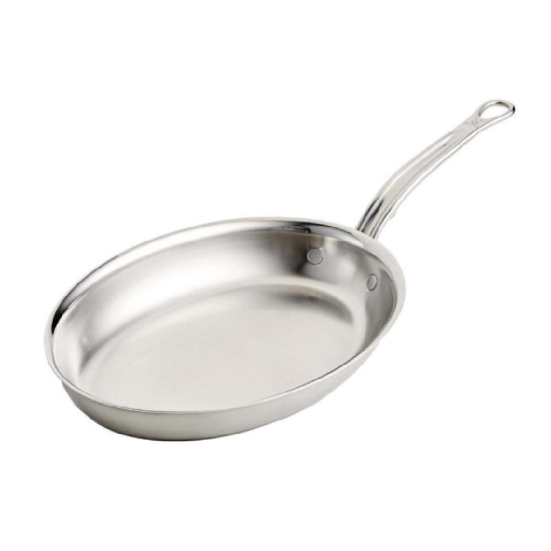 JB Prince S502 Hestan Provisions Fish Pan 12.5"L X 9"W X 1.7"H Oval