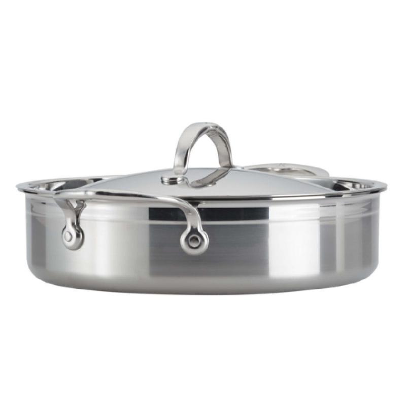 JB Prince S498 26 Hestan Probond Braiser/Sauteuse Pan 3.5qt. Covered