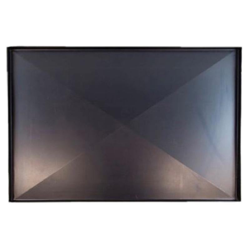 AMPTO TAG6040 Pizza Al Taglio Pan 23-3/5" X 15-3/4" X 3/4" (60 X 40 X 2cm) Black/blue Steel