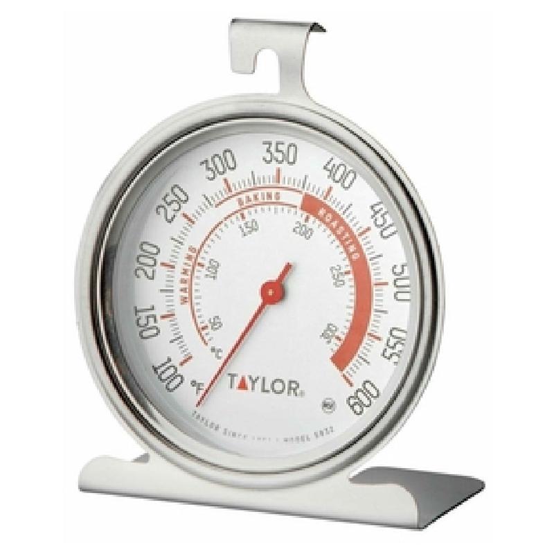 Taylor 5932 Oven Thermometer 3" Dial With Glass Lens 100 To 600F (50 To 300 C)temperature Range