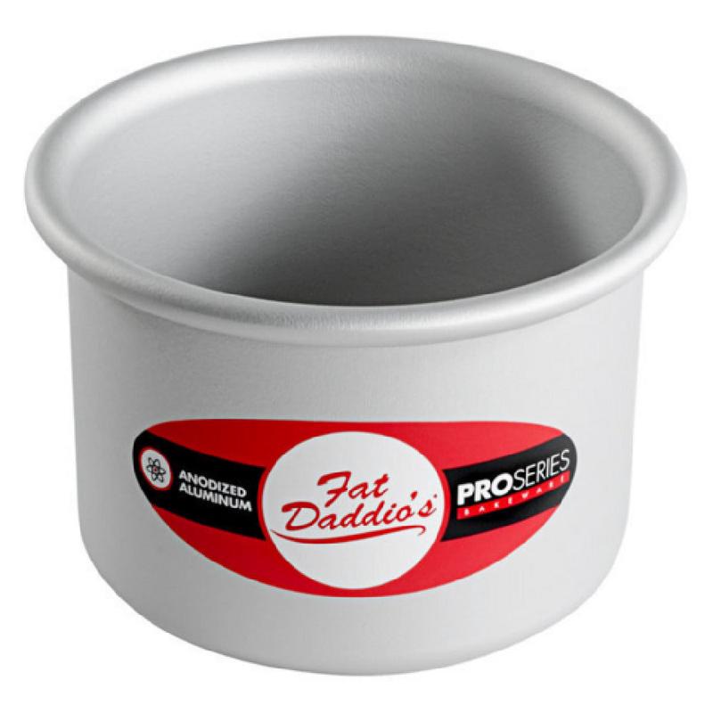 JB Prince M458 43 Cake Pan 4"dia. X 3"H Round