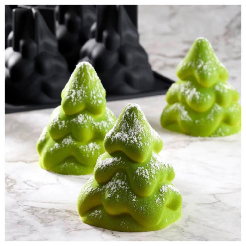 JB Prince MA421 Snow Tree Mold 11.81"W X 15.74"D 100 Ml