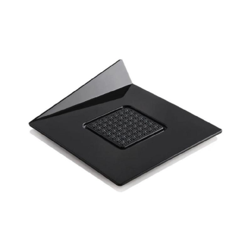 JB Prince RB431 B Single Serve Tray 3.26"W X 3.26"D Square