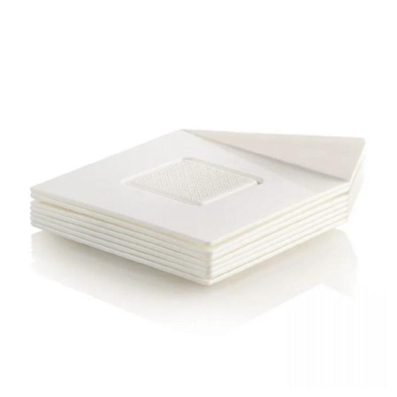 JB Prince RB431 W Single Serve Tray 3.26"W X 3.26"D Square