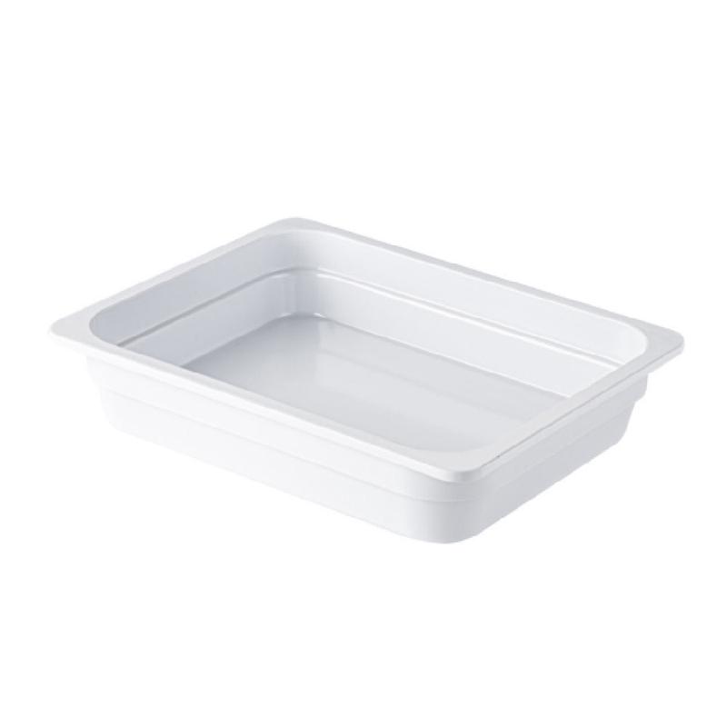 CAC China MLBF-102-W Buffet Pan 1/2 Size 2-1/2"deep