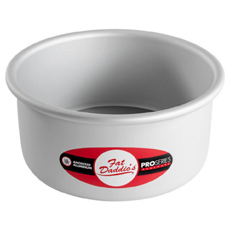 JB Prince M458 63 Cake Pan 6"dia. X 3"H Round