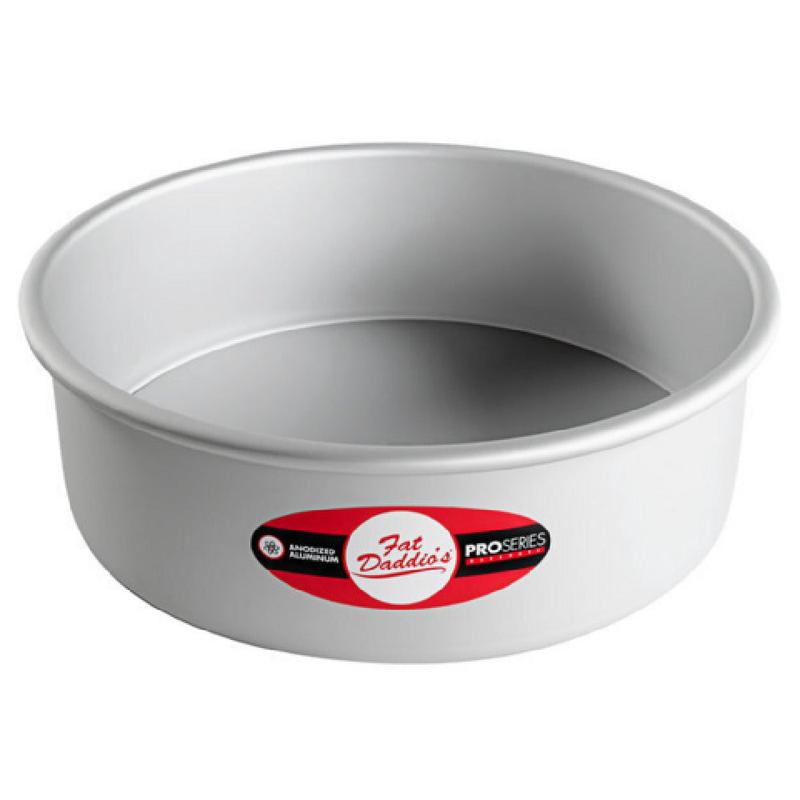 JB Prince M458 93 Cake Pan 9"dia. X 3"H Round