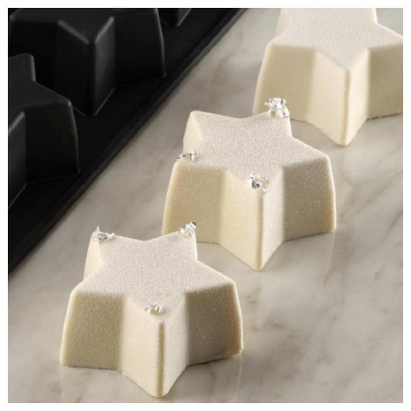 JB Prince MA482 Star Mold 11.81"W X 15.74"D 100 Ml