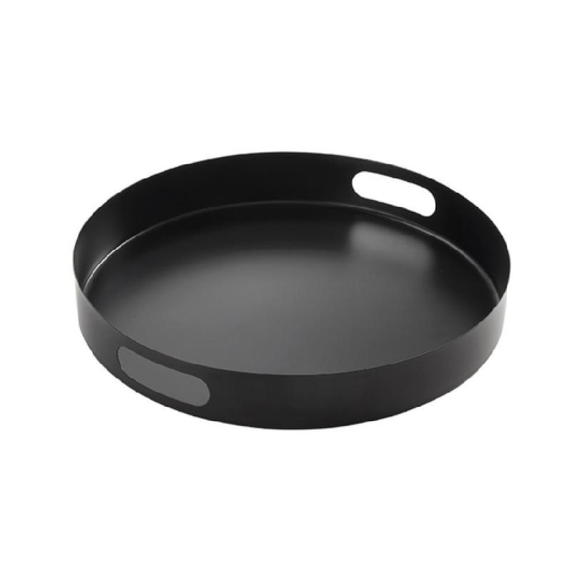American Metalcraft STB14 Serving Tray Black Round