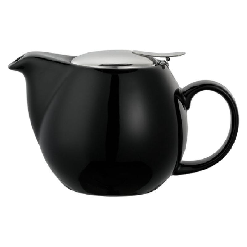 Service Ideas TPCV16BL Teapot 0.47 Liter (16 Oz.) 4-1/2" X 7" X 4-1/4"