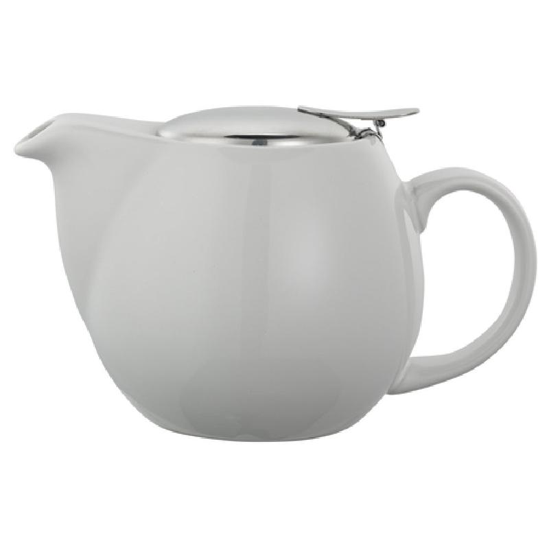 Service Ideas TPCV16WH Teapot 0.47 Liter (16 Oz.) 4-1/2" X 7" X 4-1/4"