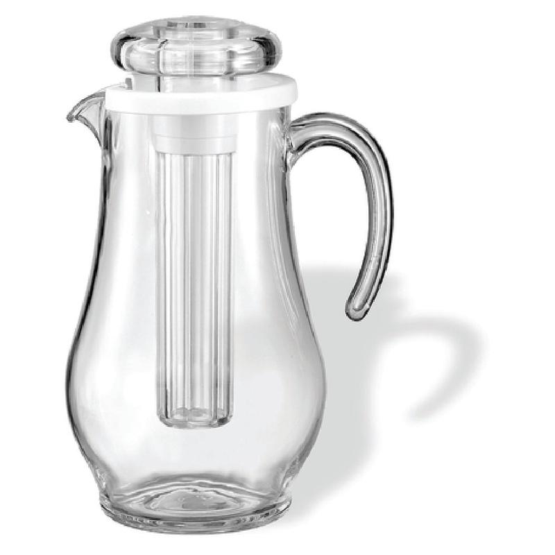 Service Ideas SWP19SB Water Pitcher 1.9 Liter (64.2 Oz.) 6" X 6-3/4" X 10-1/2"