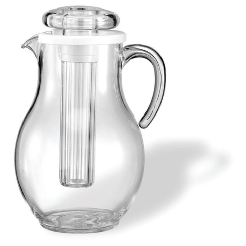 Service Ideas SWP33SB Water Pitcher 3.3 Liter (111.5 Oz.) 6-3/4" X 7-3/4" X 11-1/2"