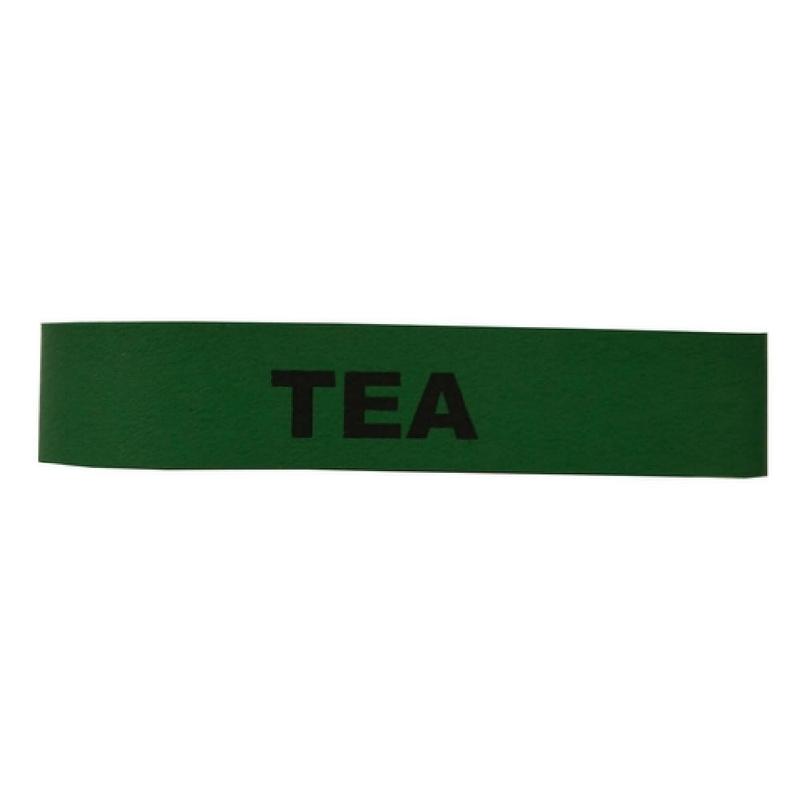 Service Ideas FBTEA Flavorband Label "Tea" For 4" Dia. Carafes