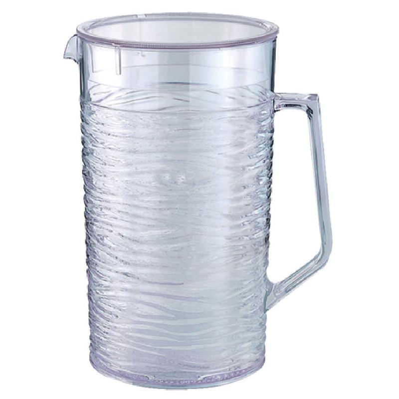 Service Ideas SI2LITCL Sculptured Ice Pitcher 2 Liter (67.6 Oz.) 4-1/2" X 6-1/4" X 8-3/4"
