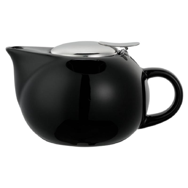 Service Ideas TPC16BL Teapot 0.47 Liter (16 Oz.) 3" X 6-1/4" X 3"