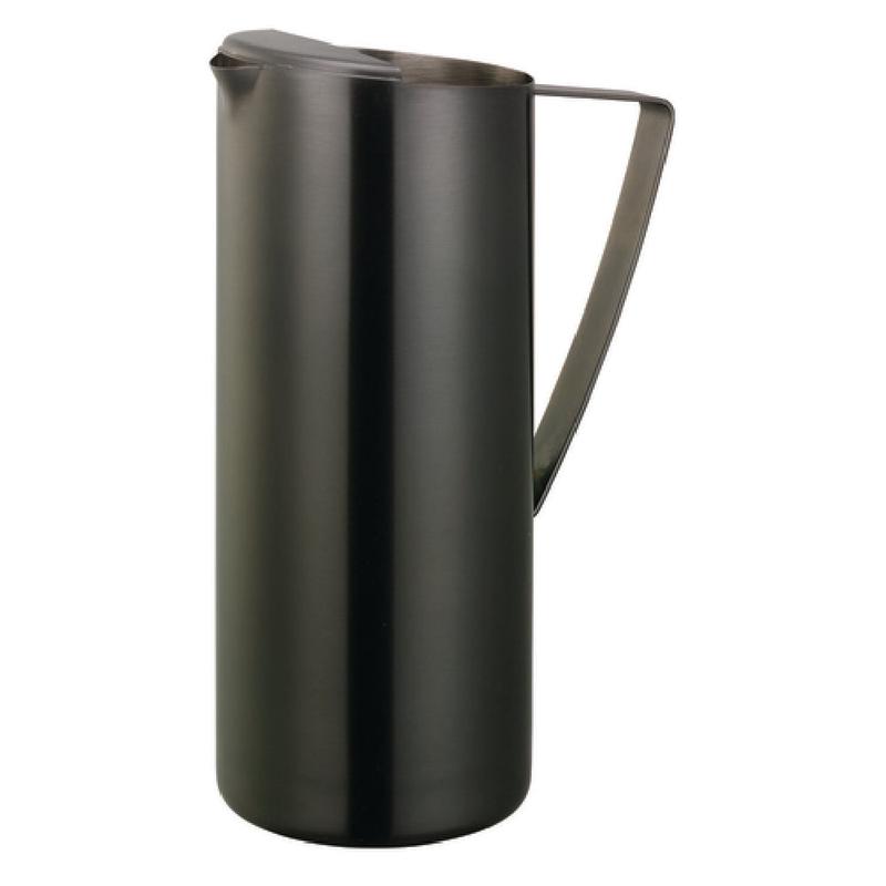 Service Ideas X7025BSDT Metallic Elements Water Pitcher Slim Profile 1.9 Liter (64.2 Oz.)