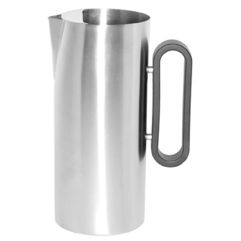 Service Ideas SB-23 Mod18 Steelworks Water Pitcher 1.9 Liter (64 Oz.) With Ice Guard