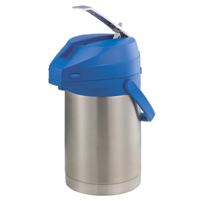 Service Ideas CTAL22BLU Airpot 2.2 Liter (74.4 Oz.) 6-3/4" X 8-3/4" X 11-1/2"