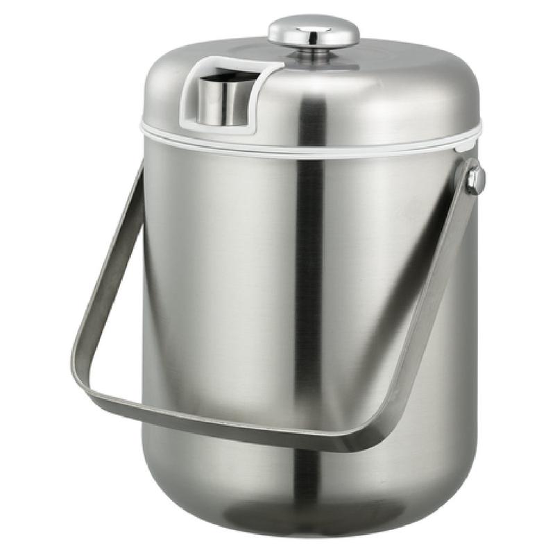 Service Ideas IBT15BS Ice Bucket 1.5 Liter (50.7 Oz) 6" X 6" X 8"