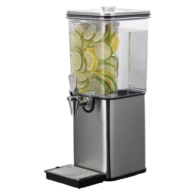 Service Ideas SCD15SS Beverage Dispenser 1.5 Gallon (192 Oz.) 11-1/4"D X 19-3/4"H X 8"W