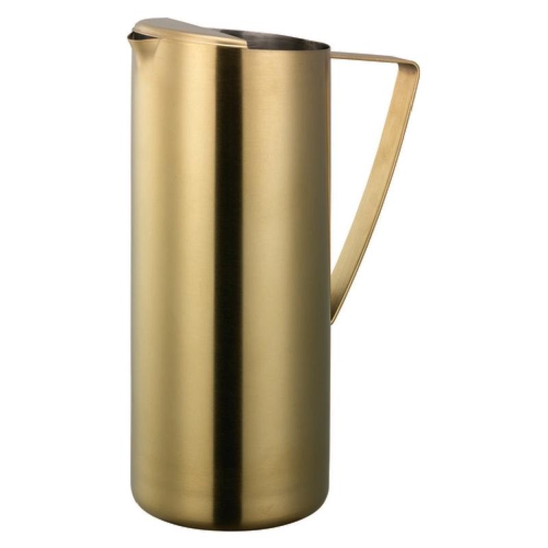 Service Ideas X7025BSVG Metallic Elements Water Pitcher Slim Profile 1.9 Liter (64.2 Oz.)