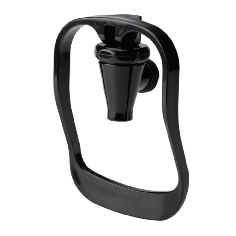 Service Ideas 020106 Essential Cold Beverage Dispenser Hands-Free Spigot Black
