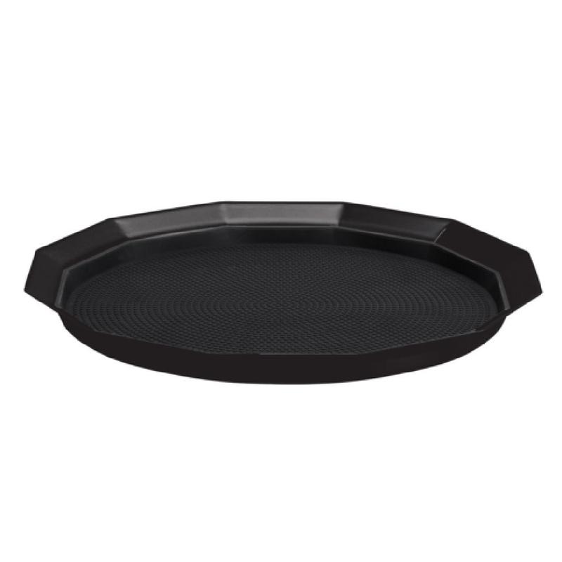 Service Ideas TRPN1412RIBSBX Non-Slip Tray 14" Dia. X 1-1/2"H Removable Insert