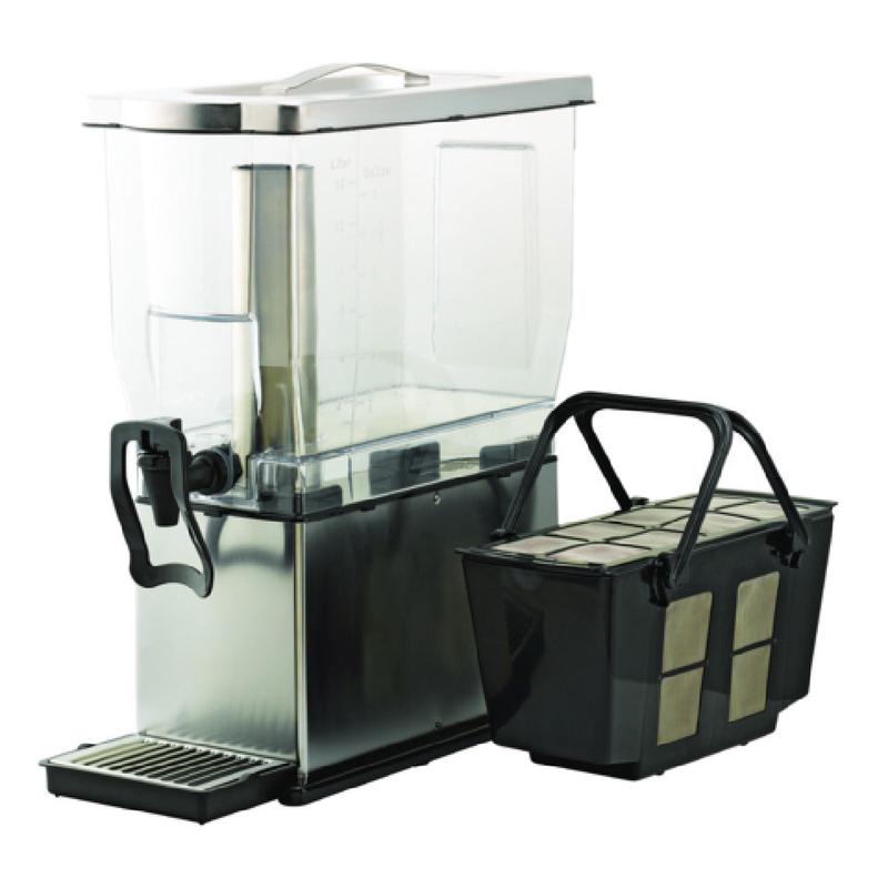 Service Ideas CBNS3SSHF Cold Brew 'N' Serv System 3 Gallon (384 Oz.) 8-1/4" X 17-1/2" X 20"