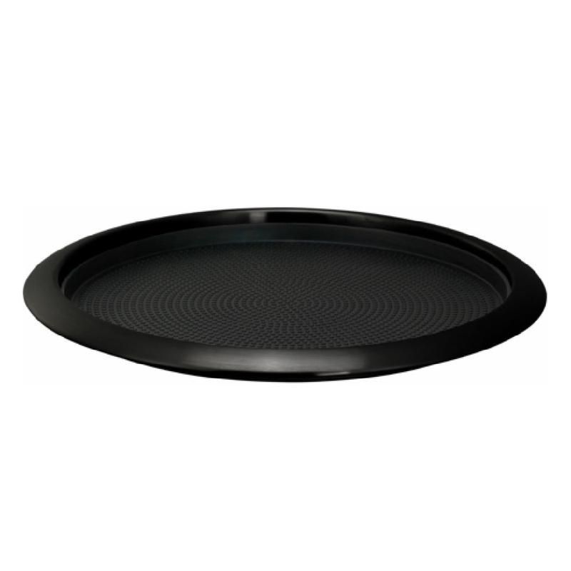 Service Ideas TR1412RIBX Non-Slip Tray 13.75"W X 13.75"D X 1"H Metallic Elements